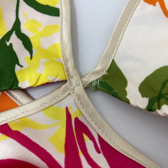 Reformation Poppies Fabrizia Silk Dress 0 New - Picture 14 of 15